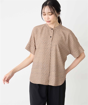 A/C DESIGN BY ALPHA CUBIC アルコラージュプリントブラウス_variationthumb_2