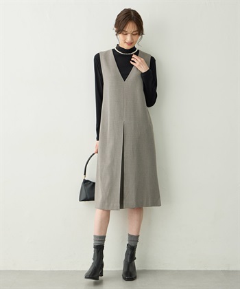 ローズオイル加工ジャンスカ(ブラウン-9号)