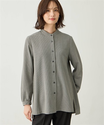ローズオイル加工チュニックシャツの商品画像