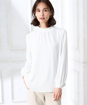 A/C DESIGN BY ALPHA CUBIC フリルブラウス_variationthumb_1