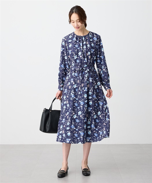 プリントワンピース