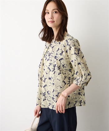 A/C DESIGN BY ALPHA CUBIC 【Liberty】リバティプリントタックスリーブブラウス_variationthumb_2