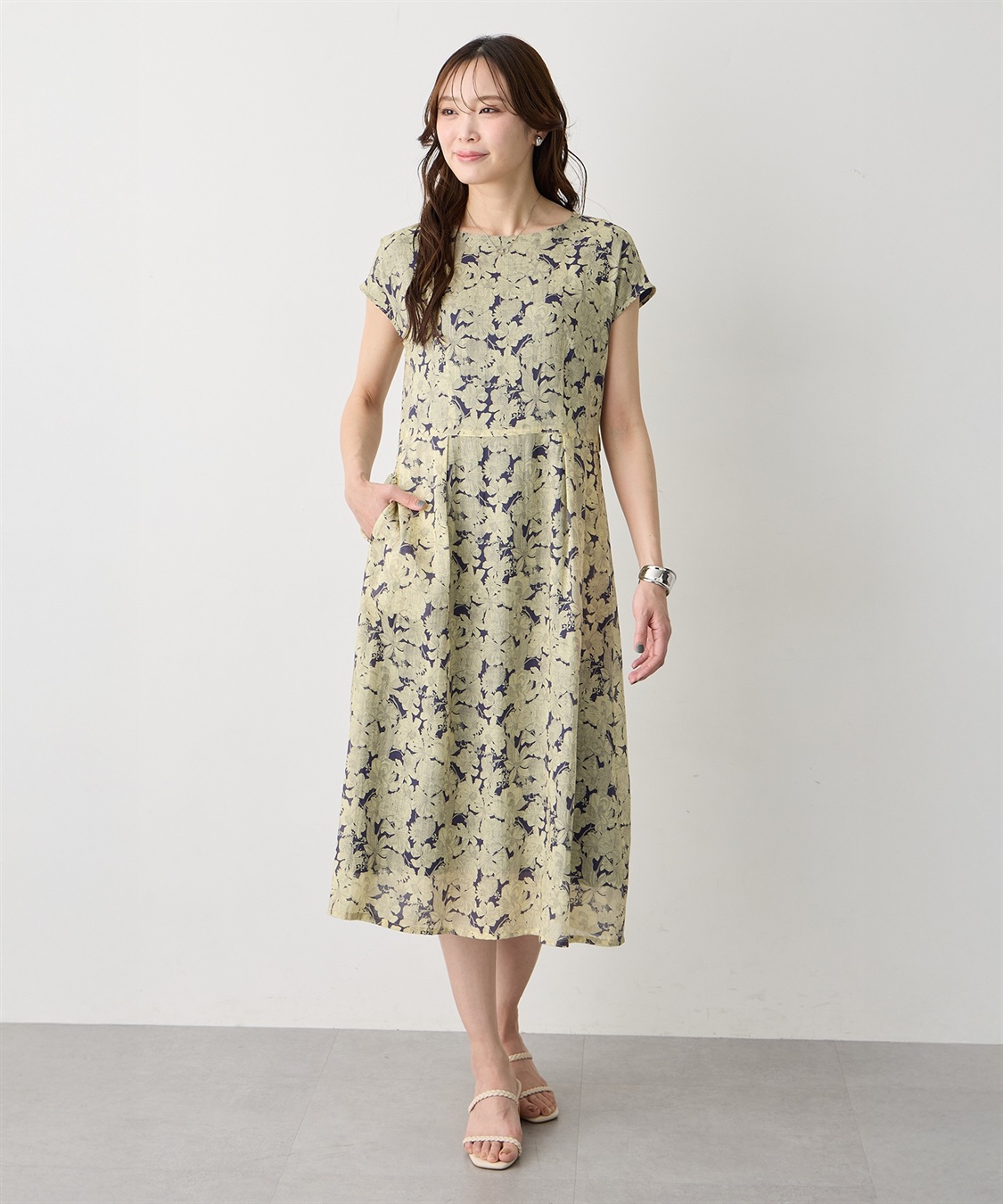 A/C DESIGN BY ALPHA CUBIC 【Liberty】リバティプリントワンピース_variation_1