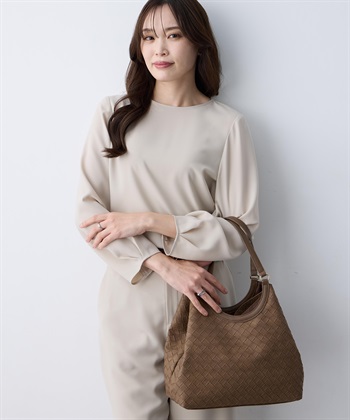 A/C DESIGN BY ALPHA CUBIC ストレッチジョーゼットタックブラウス【接触冷感・UVカット・吸水速乾・セットアップ対応】_variationthumb_2