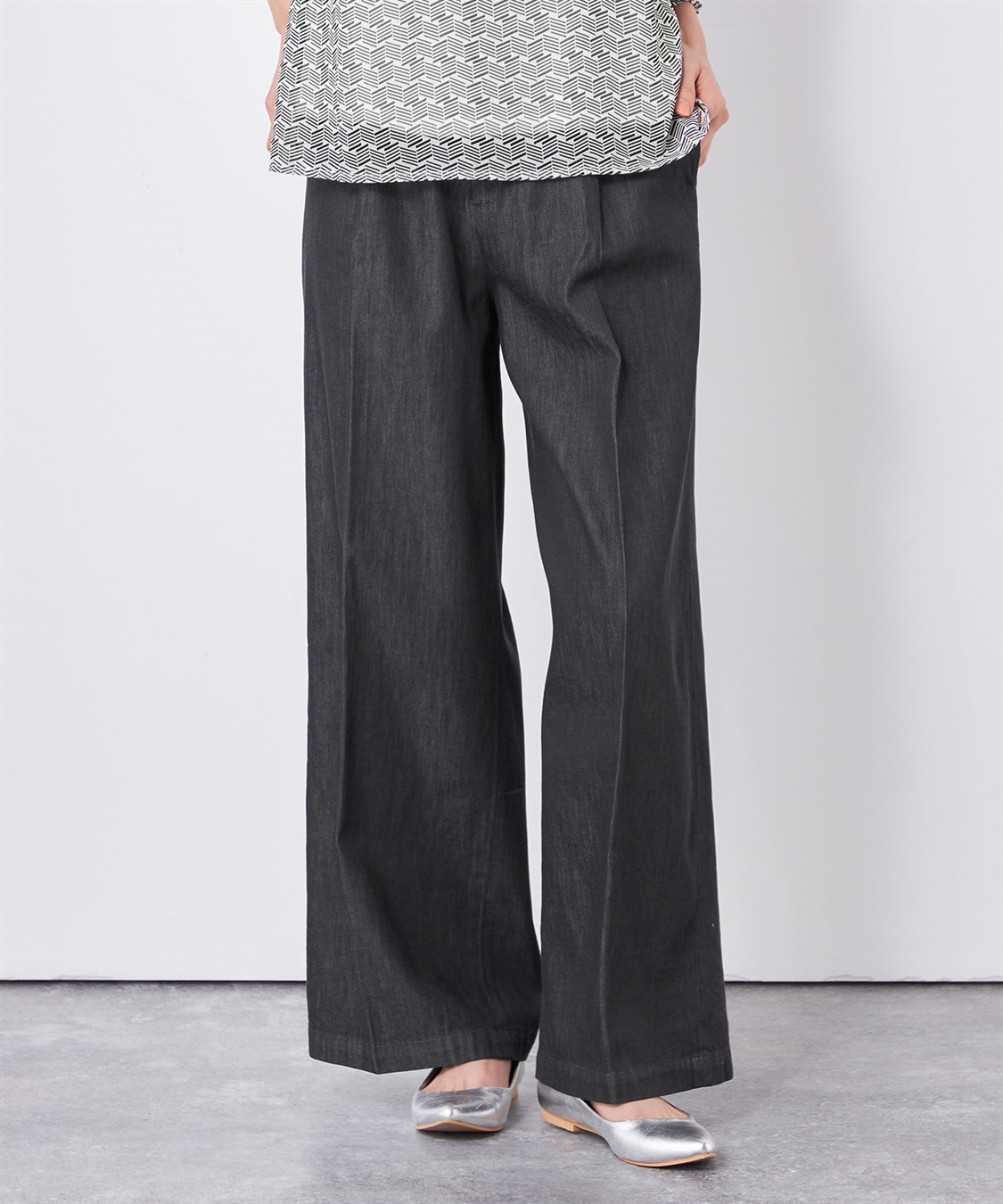 A/C DESIGN BY ALPHA CUBIC セミワイドデニムパンツ_variation_1