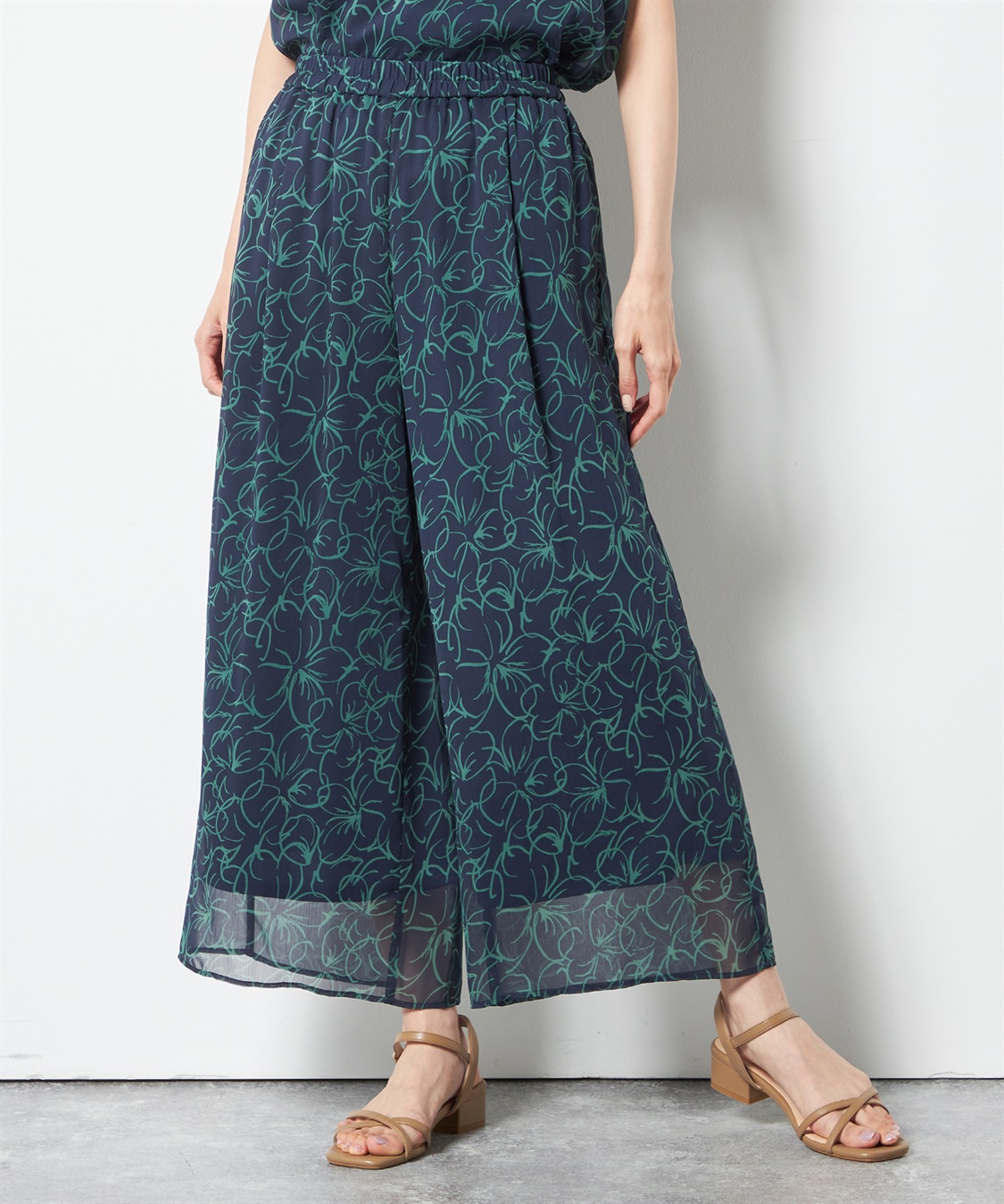 A/C DESIGN BY ALPHA CUBIC リーフ柄パンツ_variation_3