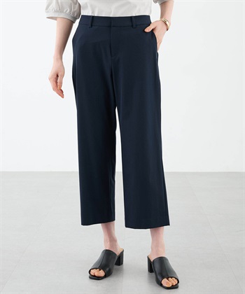 ストレッチナイロンワイドパンツ【接触冷感】 A/C DESIGN BY ALPHA