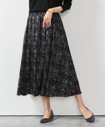 A/C DESIGN BY ALPHA CUBIC プリントギャザースカート_variationthumb_1