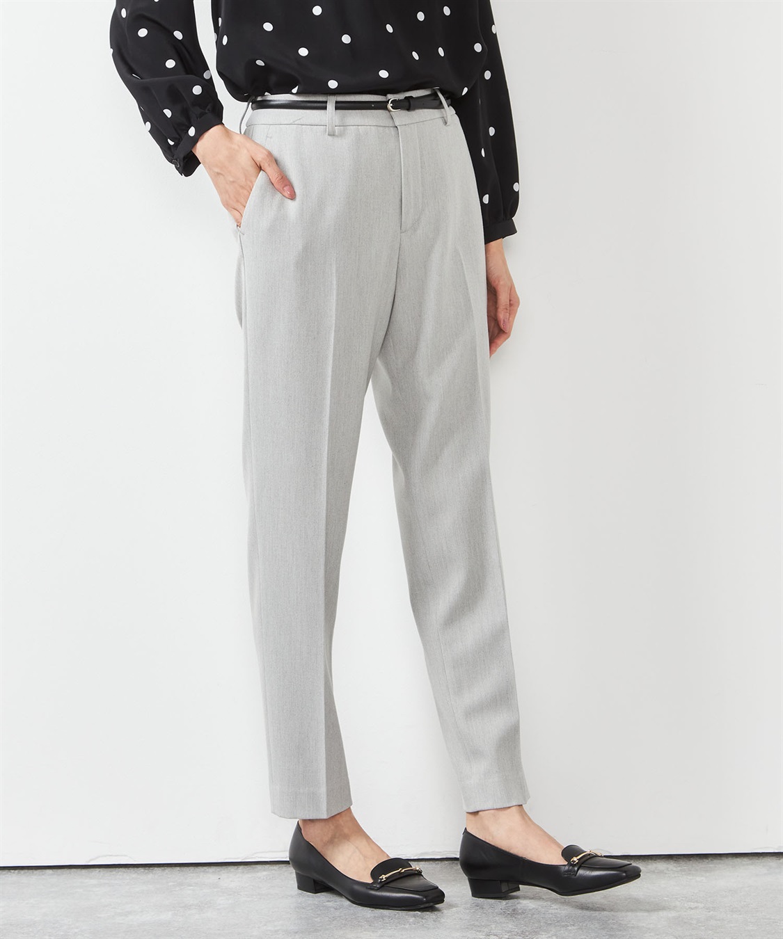 A/C DESIGN BY ALPHA CUBIC ローズオイル加工テーパードパンツ_variation_1