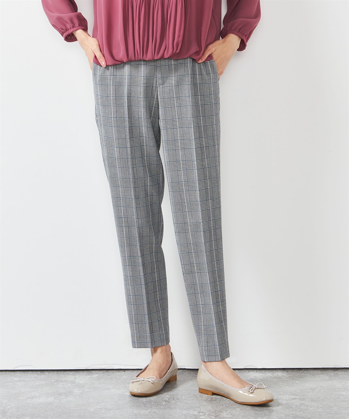 A/C DESIGN BY ALPHA CUBIC ローズオイル加工テーパードパンツ_variation_2