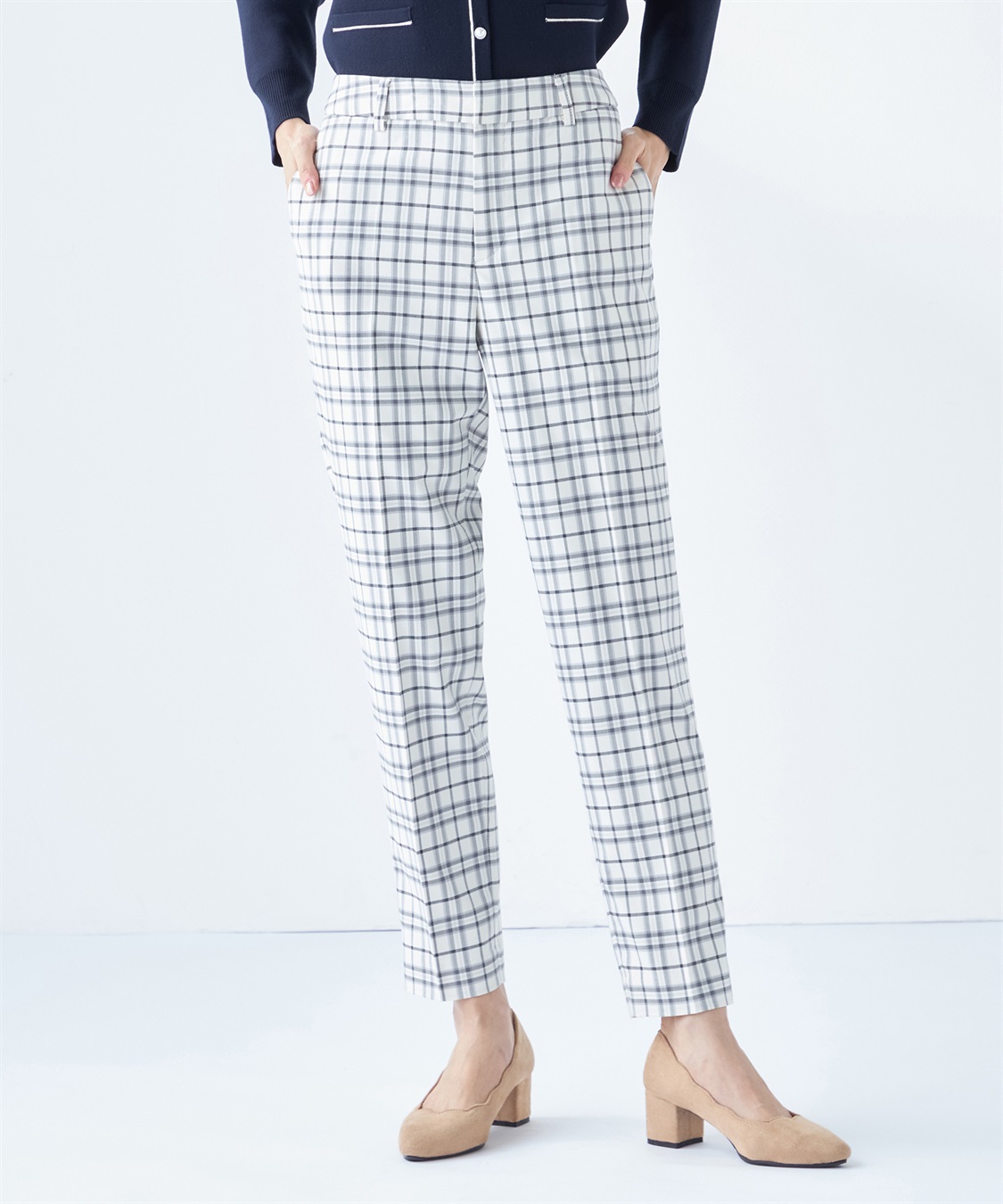 A/C DESIGN BY ALPHA CUBIC ストレッチテーパードパンツ_variation_2