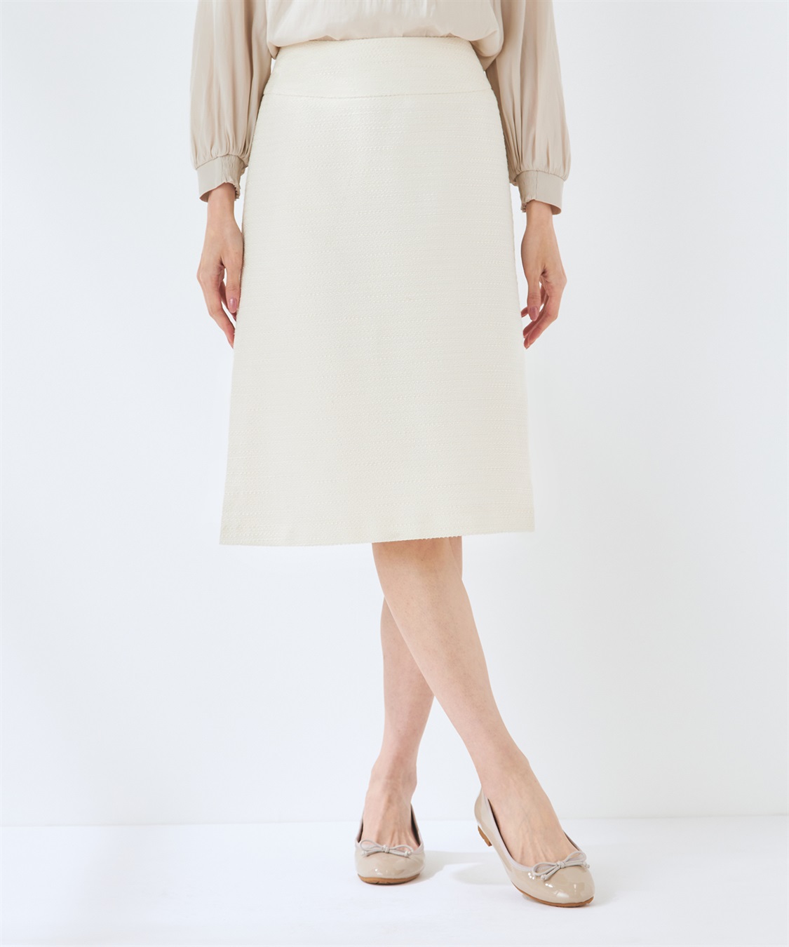 A/C DESIGN BY ALPHA CUBIC ツイードスカート_main