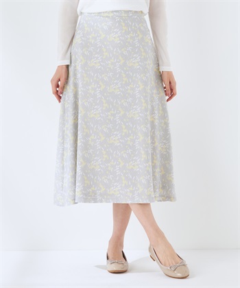 A/C DESIGN BY ALPHA CUBIC フラワープリントスカート_variationthumb_1