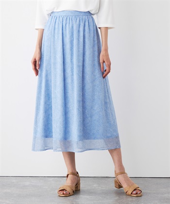 A/C DESIGN BY ALPHA CUBIC プリントフレアスカート_variationthumb_2