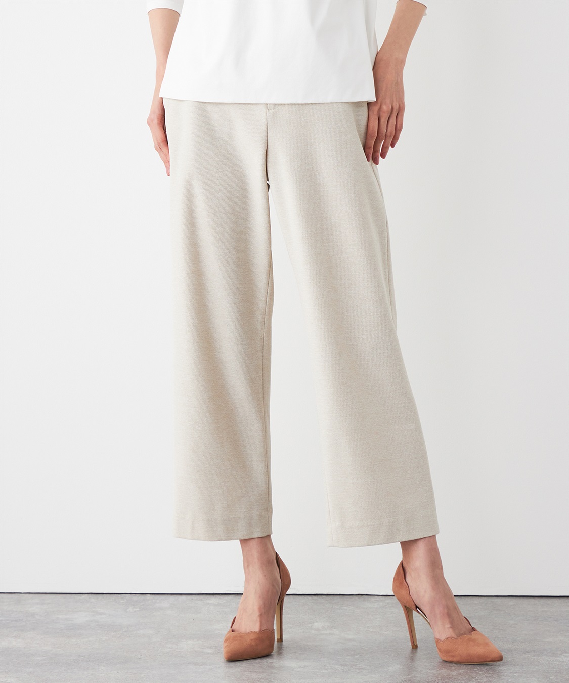 A/C DESIGN BY ALPHA CUBIC 【セットアップ対応】ラミージャージーワイドパンツ_variation_1