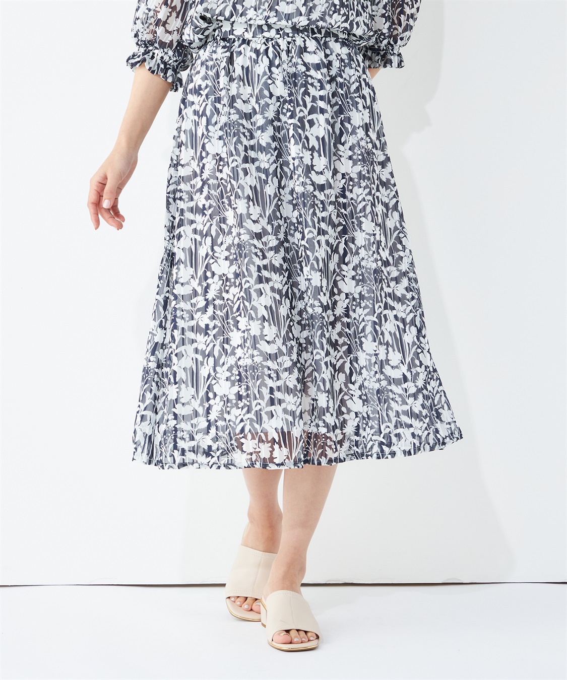 A/C DESIGN BY ALPHA CUBIC リバティプリントスカート_variation_2