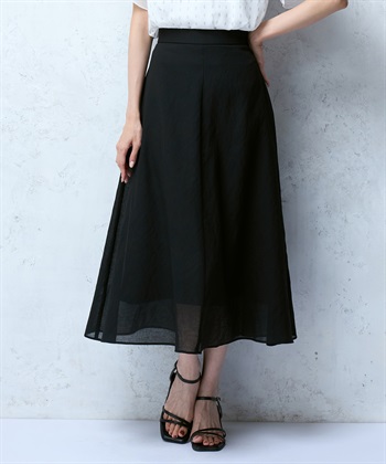 A/C DESIGN BY ALPHA CUBIC シアーフレアスカート_variationthumb_1