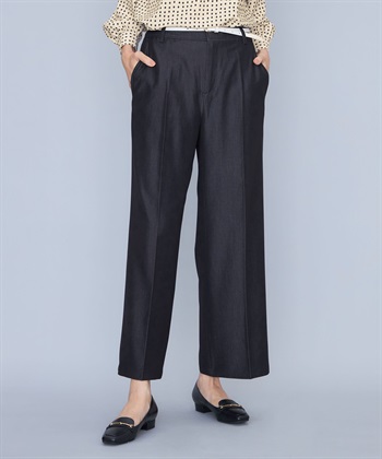 A/C DESIGN BY ALPHA CUBIC デニム調ワイドパンツ_variationthumb_1