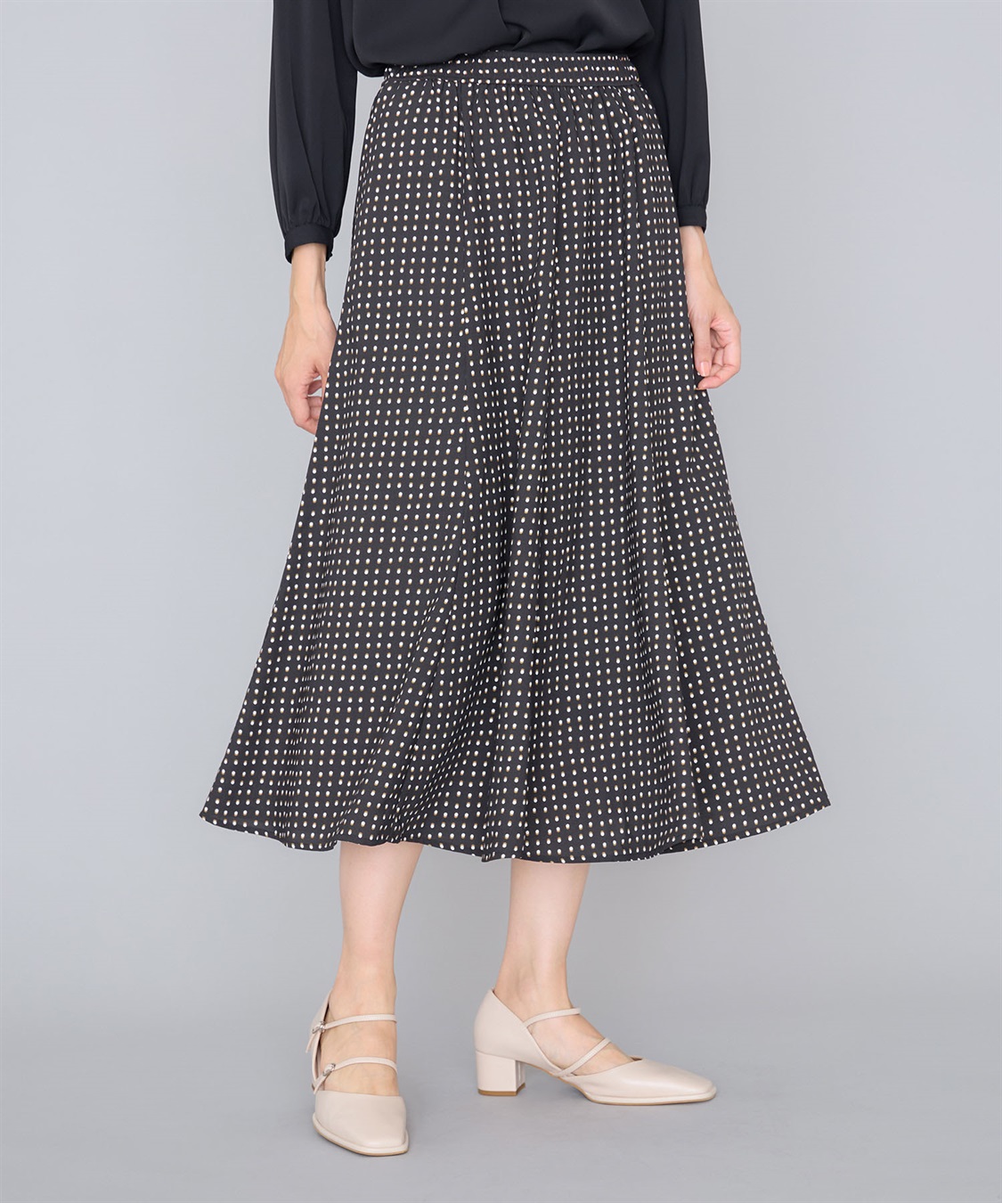 A/C DESIGN BY ALPHA CUBIC 【ALCOLLAGE】プリントスカート_variation_1