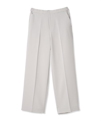 美品　V12 ストレッチ　パンツ　ホワイト セール】 ◇ドビーストレッチワンタックセミワイドパンツ