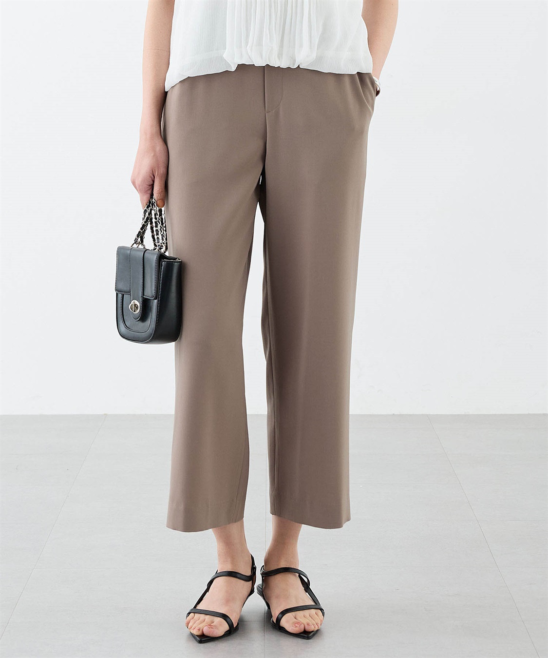 A/C DESIGN BY ALPHA CUBIC 【美モーション】トリニータストレッチワイドパンツ【接触冷感・UVカット】_variation_2