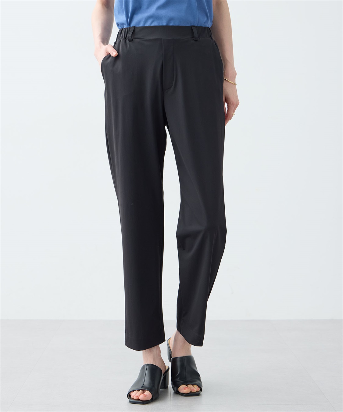 A/C DESIGN BY ALPHA CUBIC 【美モーションCOOL】クールストレートパンツ【接触冷感・UVカット・洗える】_variation_1