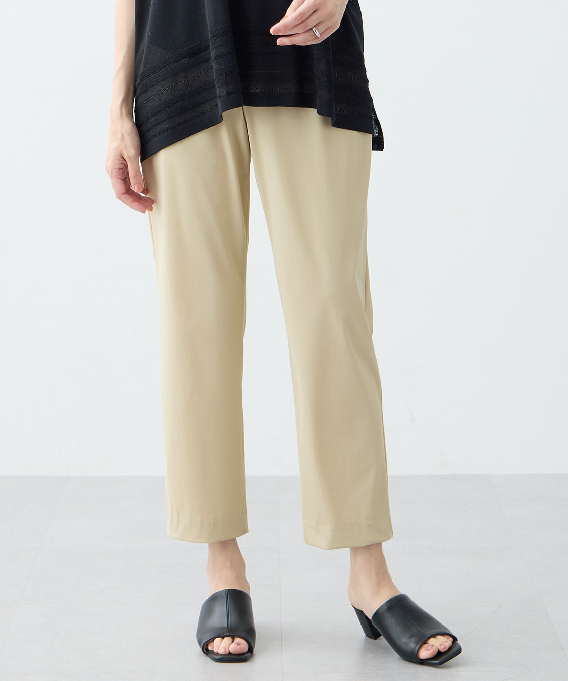 A/C DESIGN BY ALPHA CUBIC 【美モーションCOOL】クールストレートパンツ【接触冷感・UVカット・洗える】_variation_2