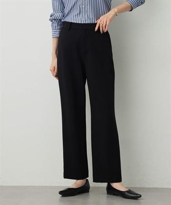 【アルファブリック】ストレートパンツ(ブラック-61cm)