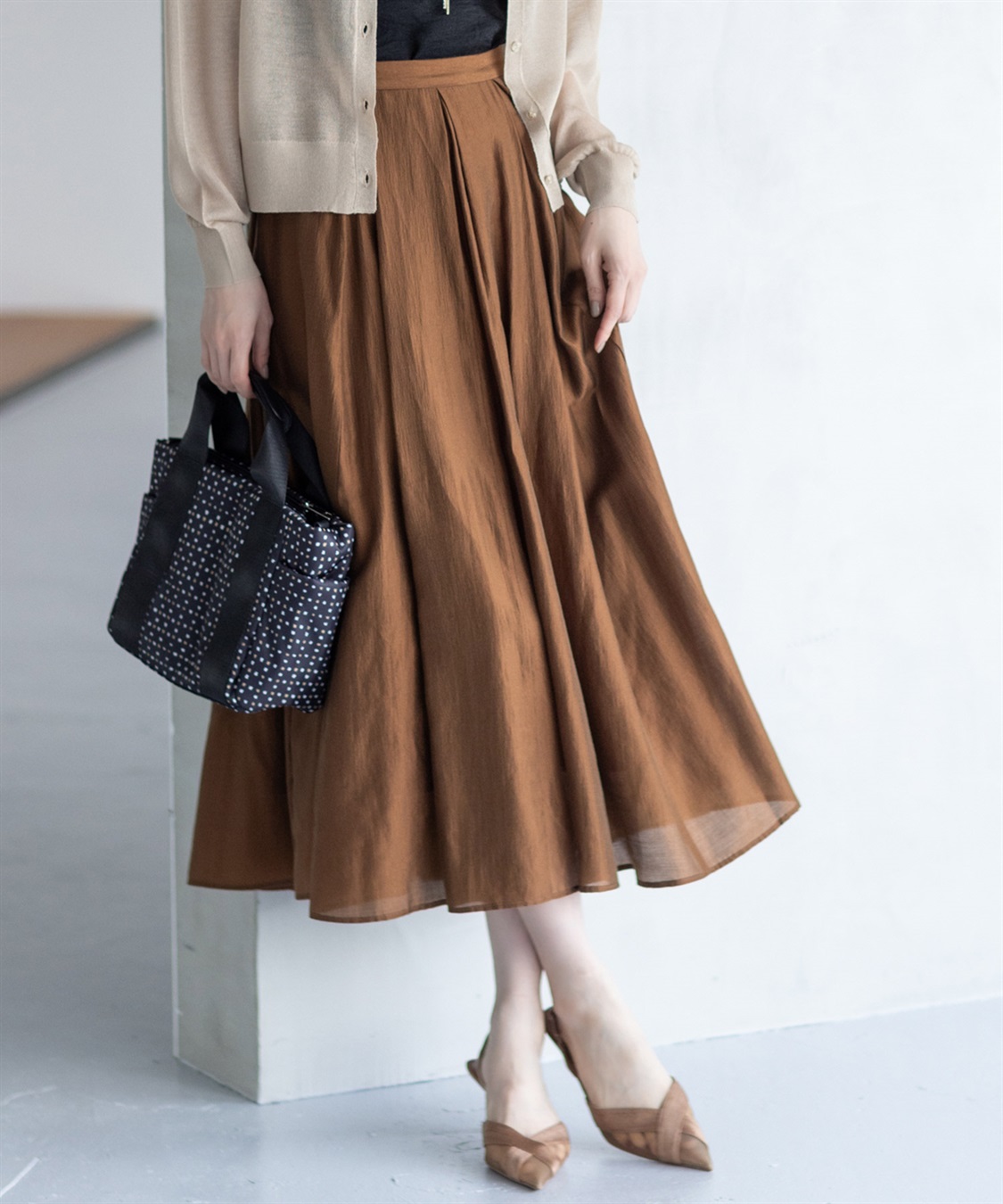 A/C DESIGN BY ALPHA CUBIC フレアスカート_main