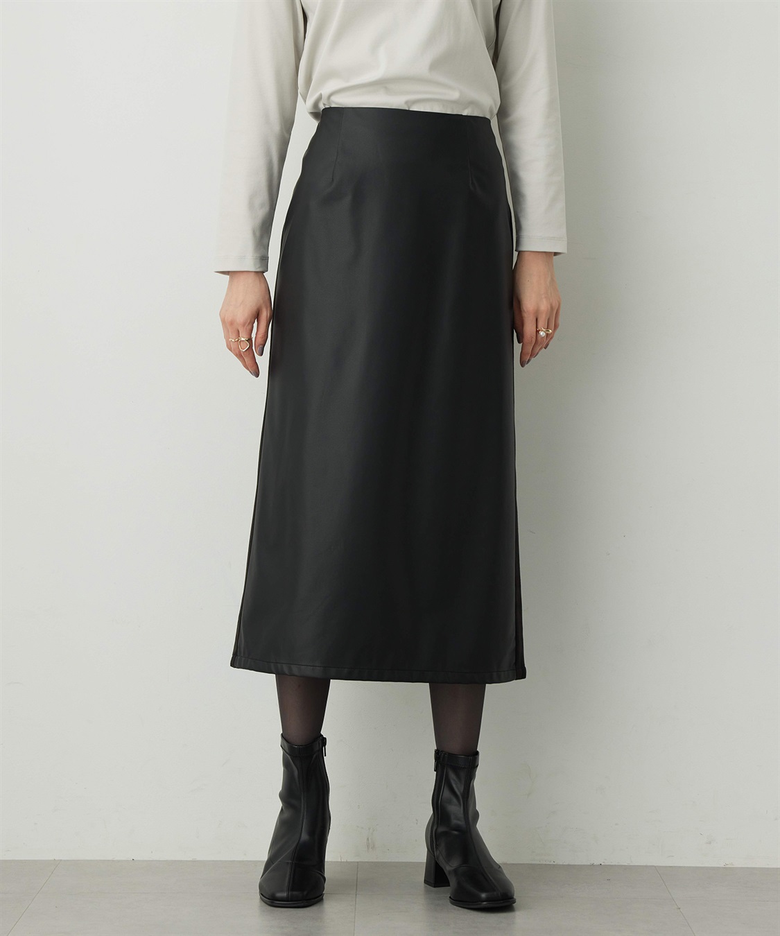 ＆ellecy ファブルスカート CASCADES SKIRT