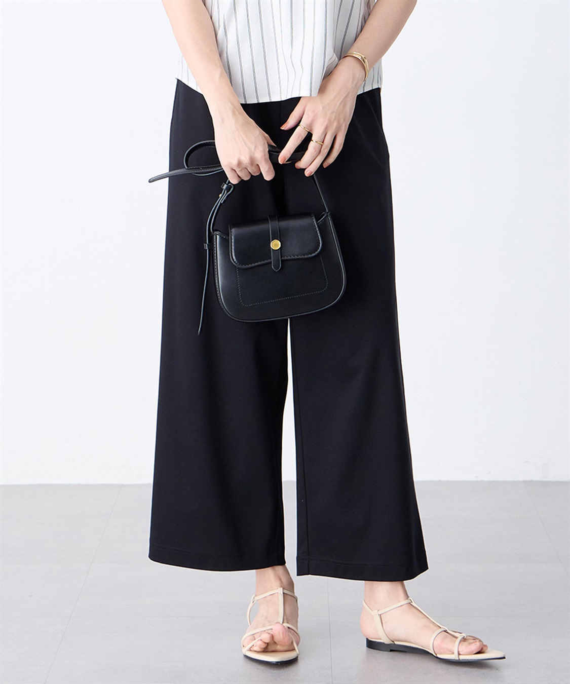 A/C DESIGN BY ALPHA CUBIC ワイドストレートパンツ【接触冷感・UVカット】_variation_2