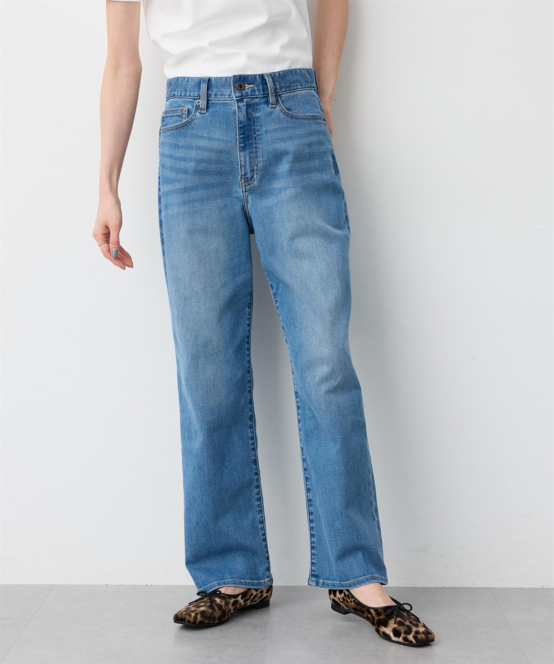 A/C DESIGN BY ALPHA CUBIC ストレッチデニムストレートパンツ_variation_2