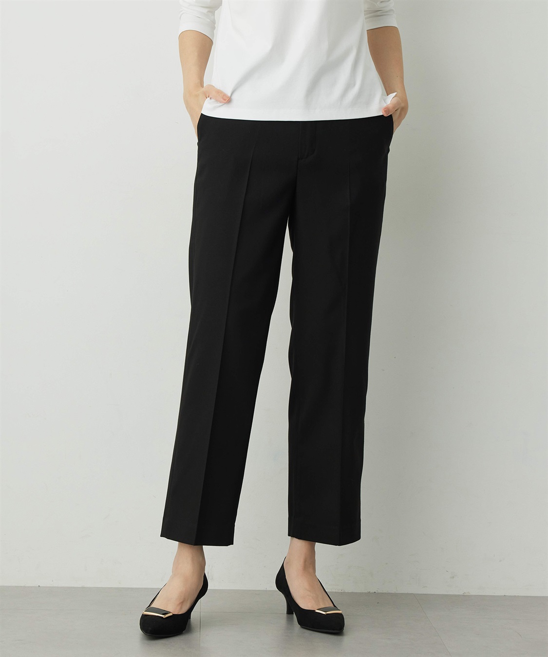 A/C DESIGN BY ALPHA CUBIC 【美モーション】テーパードパンツ_variation_1