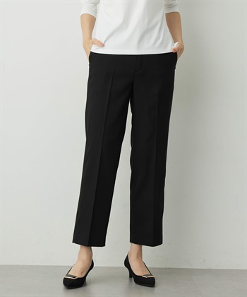 【美モーション】テーパードパンツ(ブラック-61cm)