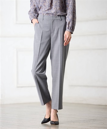 テーパードパンツ【ファーストライン】(ライトグレー-61cm)