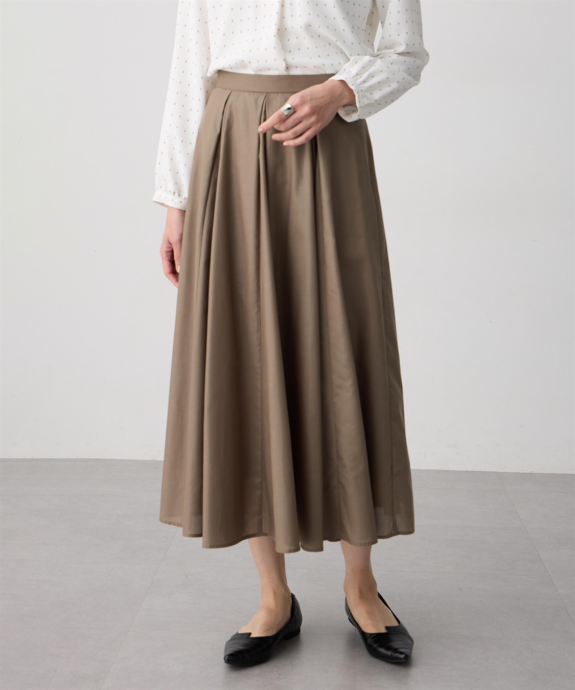 A/C DESIGN BY ALPHA CUBIC フロントプリーツスカート_variation_2