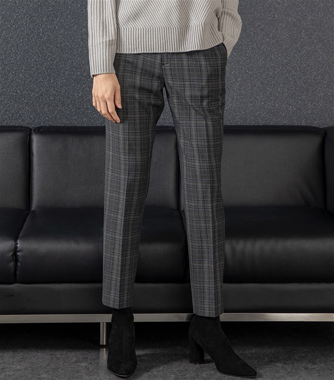 A/C DESIGN BY ALPHA CUBIC ローズオイル加工テーパードパンツ_main