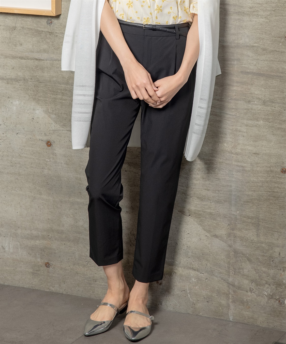 A/C DESIGN BY ALPHA CUBIC 【セットアップ】プレミアム機能付きナイロンストレッチテーパードパンツ_main