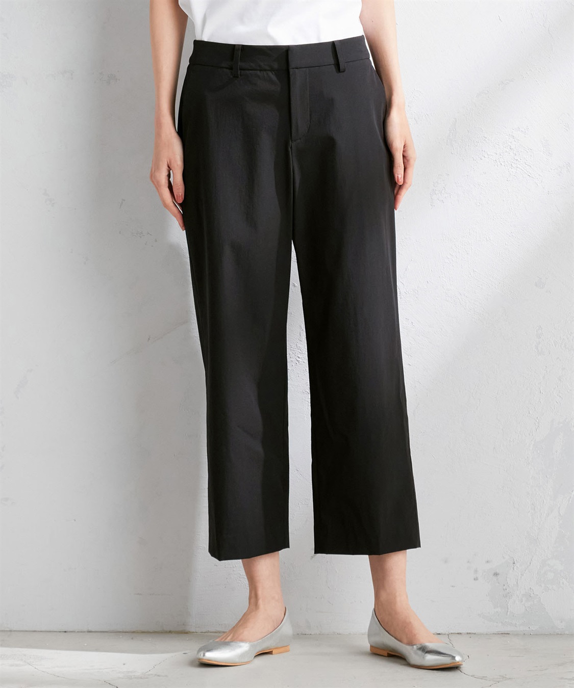 A/C DESIGN BY ALPHA CUBIC 【セットアップ】プレミアム機能付きナイロンストレッチワイドパンツ_variation_1