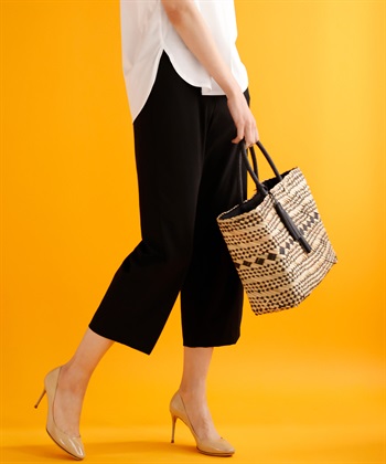 A/C DESIGN BY ALPHA CUBIC 【接触冷感】ストレッチセミワイドパンツ_variationthumb_1