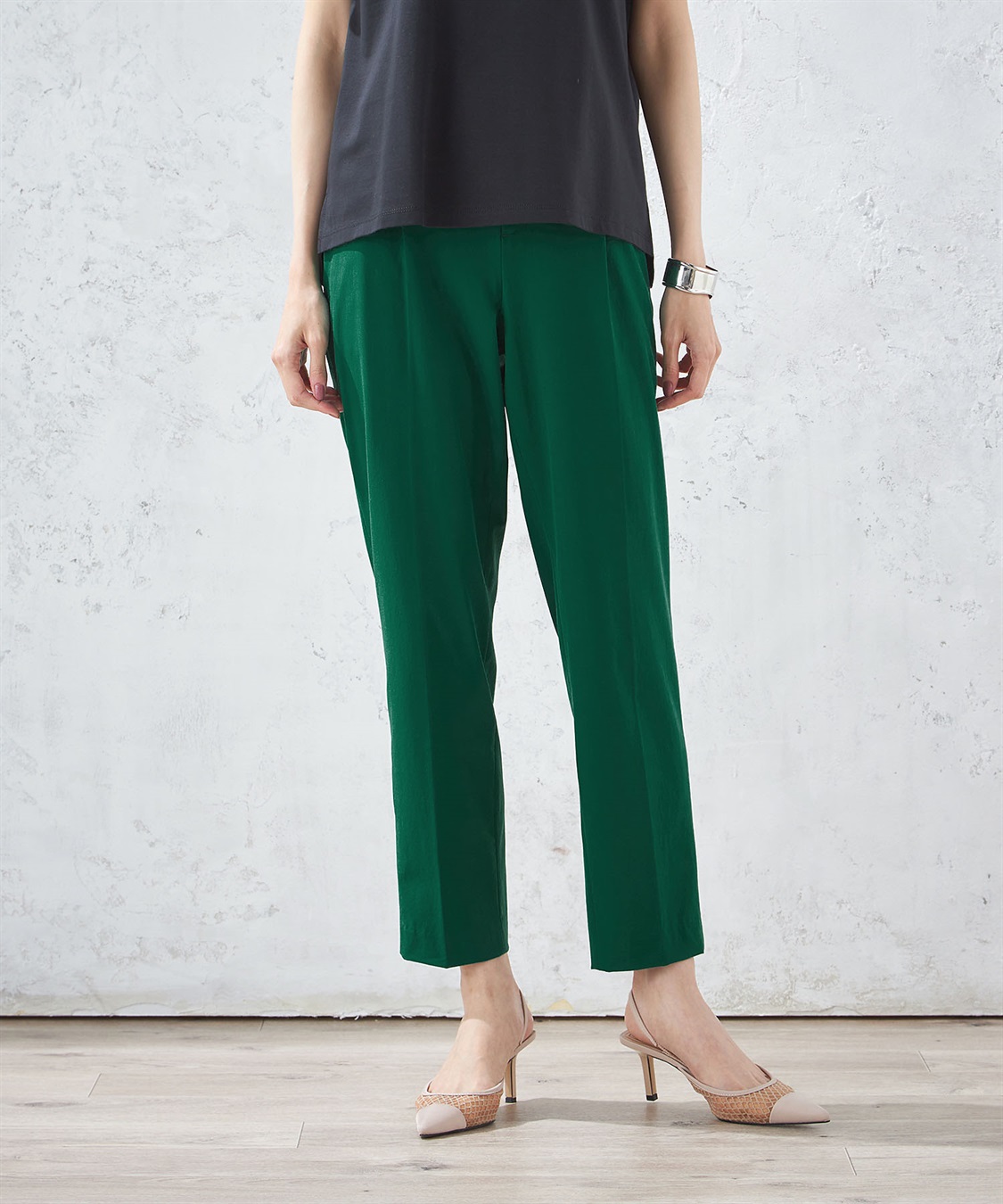 A/C DESIGN BY ALPHA CUBIC 【接触冷感】ストレッチテーパードパンツ_variation_3