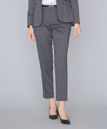 【アルファブリック】テーパードパンツ(ライトグレー-61cm)