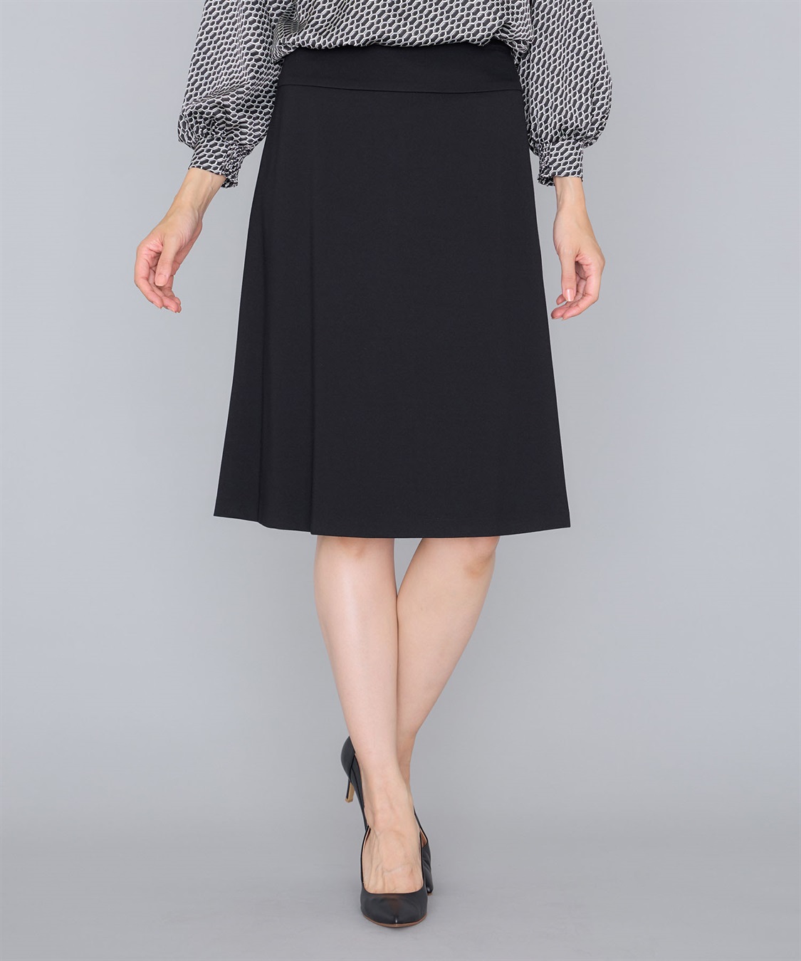 A/C DESIGN BY ALPHA CUBIC 【アルファブリック】セミフレアスカート_variation_2