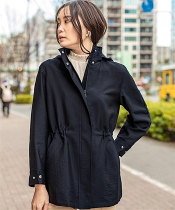 【撥水】ハンドウォッシャブルフィールドコート(ネイビー-９号)