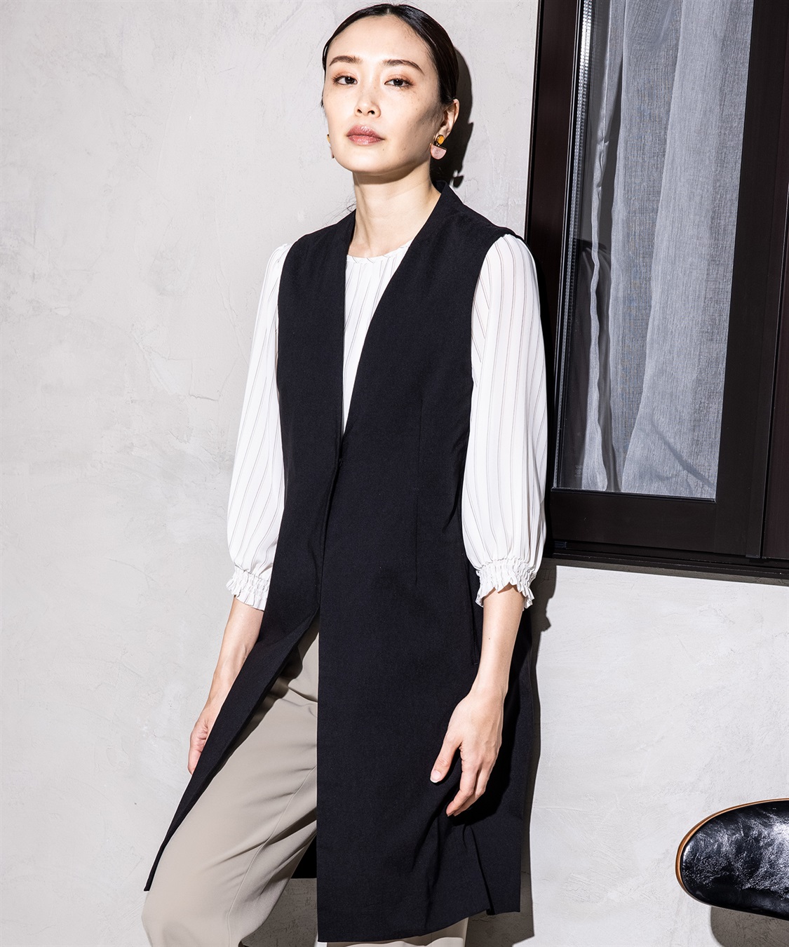 A/C DESIGN BY ALPHA CUBIC ロングジレジャケット_variation_1