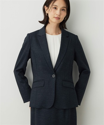 【アルファブリック】テーラードジャケット(ネイビー-9号)