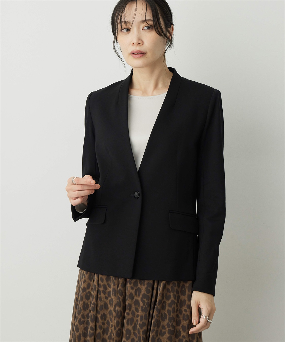 A/C DESIGN BY ALPHA CUBIC 【アルファブリック】カラーレスジャケット_variation_1