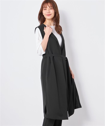 A/C DESIGN BY ALPHA CUBIC ウエストベルトロングジレ_variationthumb_1