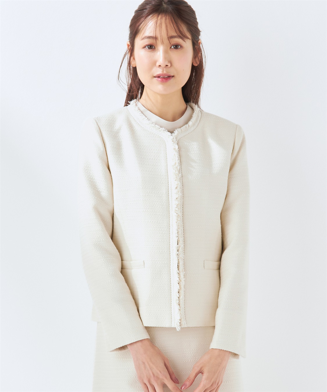 A/C DESIGN BY ALPHA CUBIC ツイードジャケット_variation_1