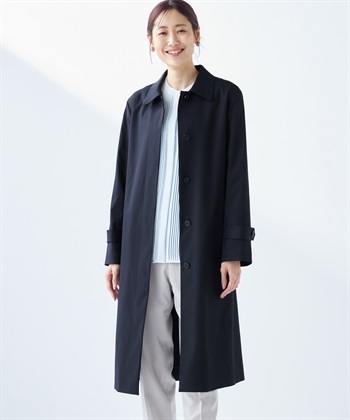 ステンカラーコート(ネイビー-9号)